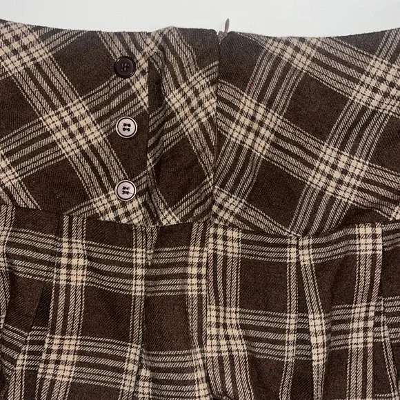 SHEIN Brown Plaid Mini Skirt - Picture 5 of 8